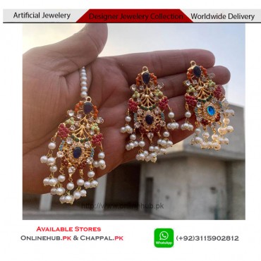 ARTIFICIAL JEWELERY DESIGNER EARRINGS BANGLES ONLINE DESIGN